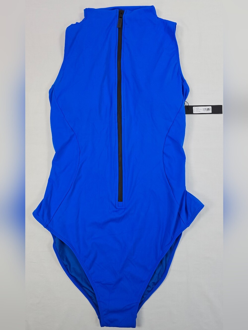 TA3 Sleeveless Surfy Sapphire Blue One-Piece Corset Swimsuit 3X Regular Long NWT
